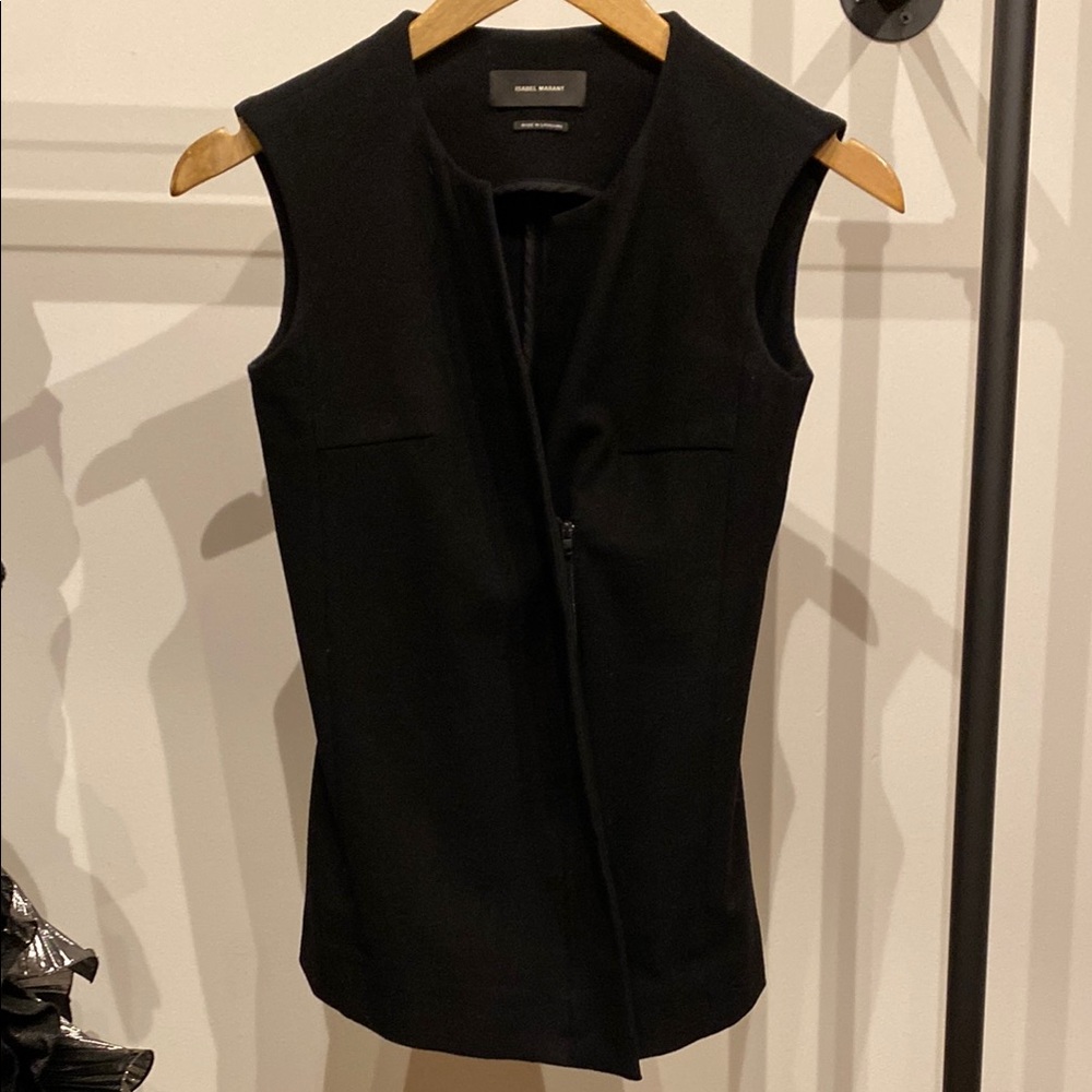 Isabel Marant Black Sleeveless Vest